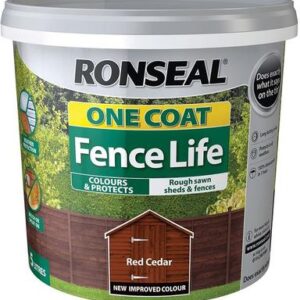 Ronseal One Coat Fence Life in Red Cedar