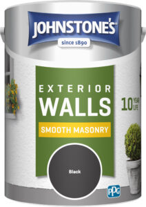 Johnstones Exterior Walls Smooth Masonry in Black