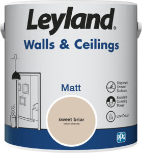 Leyland Matt Walls Ceilings sweet briar 2.5L