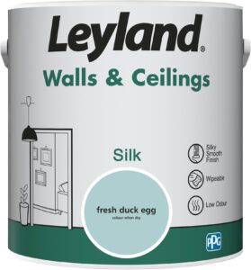 Leyland Retail Walls Ceilings Silk fresh duck egg 2.5L