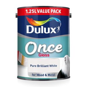 Dulux Once Gloss Brilliant White 1.25l
